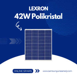 42W POLİKRİSTAL GÜNEŞ PANELİ