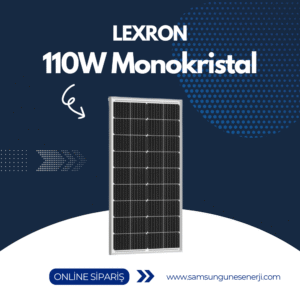 110W MONOKRİSTAL GÜNEŞ PANELİ