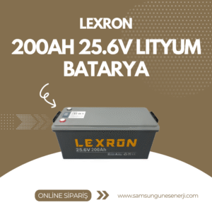 200AH 25.6V LİTYUM BATARYA
