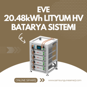 20.48kWh LİTYUM HV BATARYA SİSTEMİ
