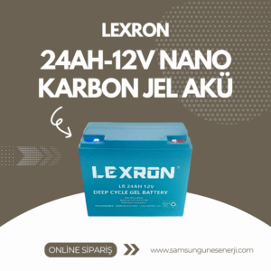 24AH-12V NANO-KARBON JEL AKÜ
