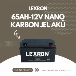 65AH-12V NANO-KARBON JEL AKÜ