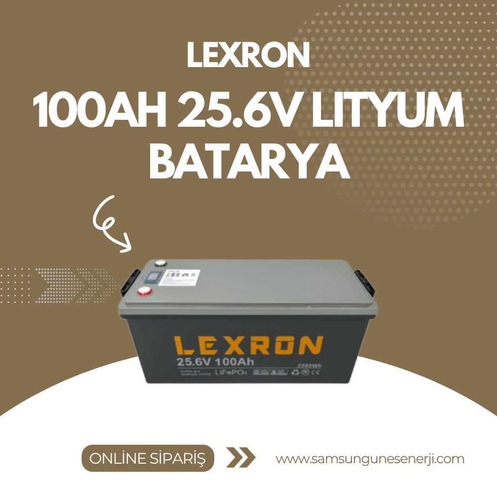 100AH 25.6V LİTYUM BATARYA