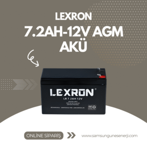 LEXRON 7.2AH-12V AGM AKÜ