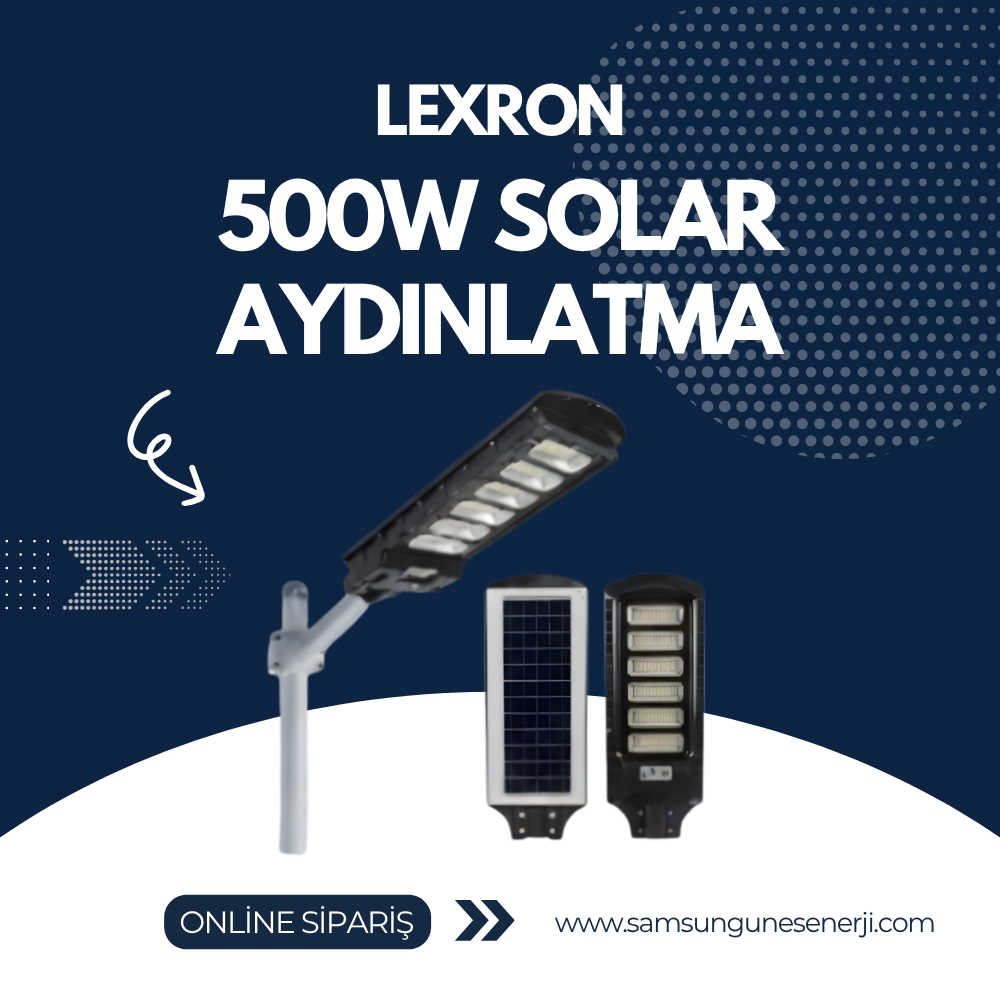LEXRON 500W SOLAR AYDINLATMA