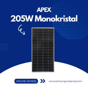 205W HalfCut Monokristal