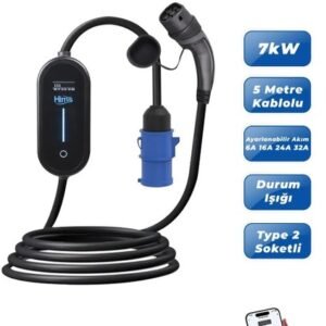 Hims HCTK-7-PS 7kW Taşınabilir Elektrikli Araç Şarj İstasyonu