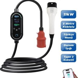 Hims HCTK-11-PS-S 11kW Taşınabilir Elektrikli Araç Şarj İstasyonu