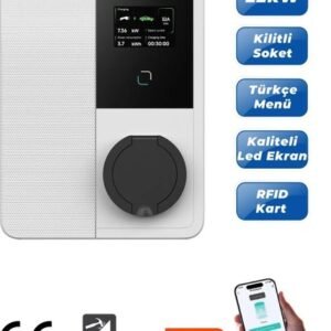Hims HEVC-22 22kW Bireysel Duvar Tipi Araç Şarj İstasyonu