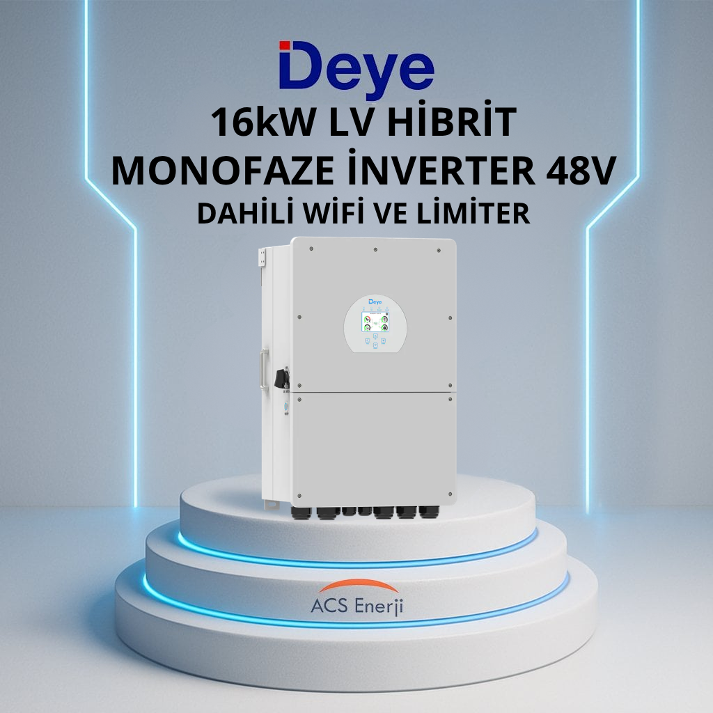 16 KW HİBRİT MONOFAZE İNVERTER LV