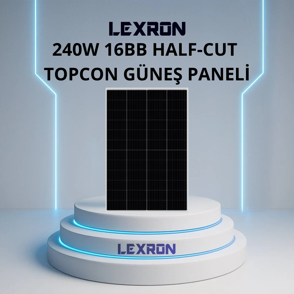 240 W 48 CELL 16BB Half-Cut Topcon Panel