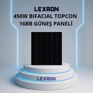 450 W Bifacial 78 Cell 16BB Half-Cut Topcon Panel