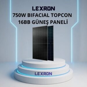 750 W Biaficial 132 Cell 16 BB Half-Cut Topcon Panel